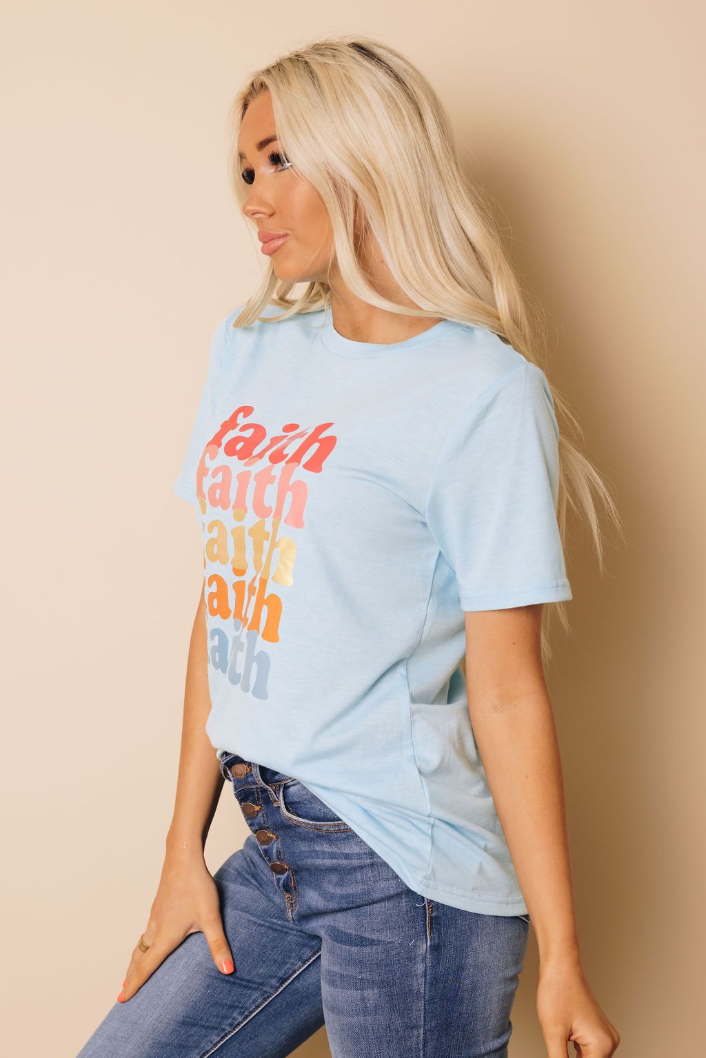 Faith Crew Neck Tee