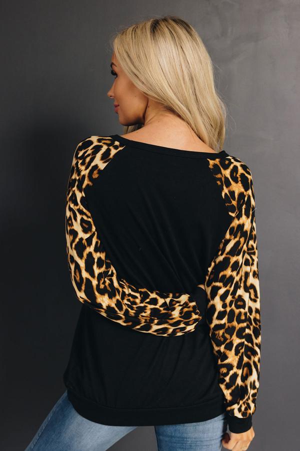 Julie Leopard Top