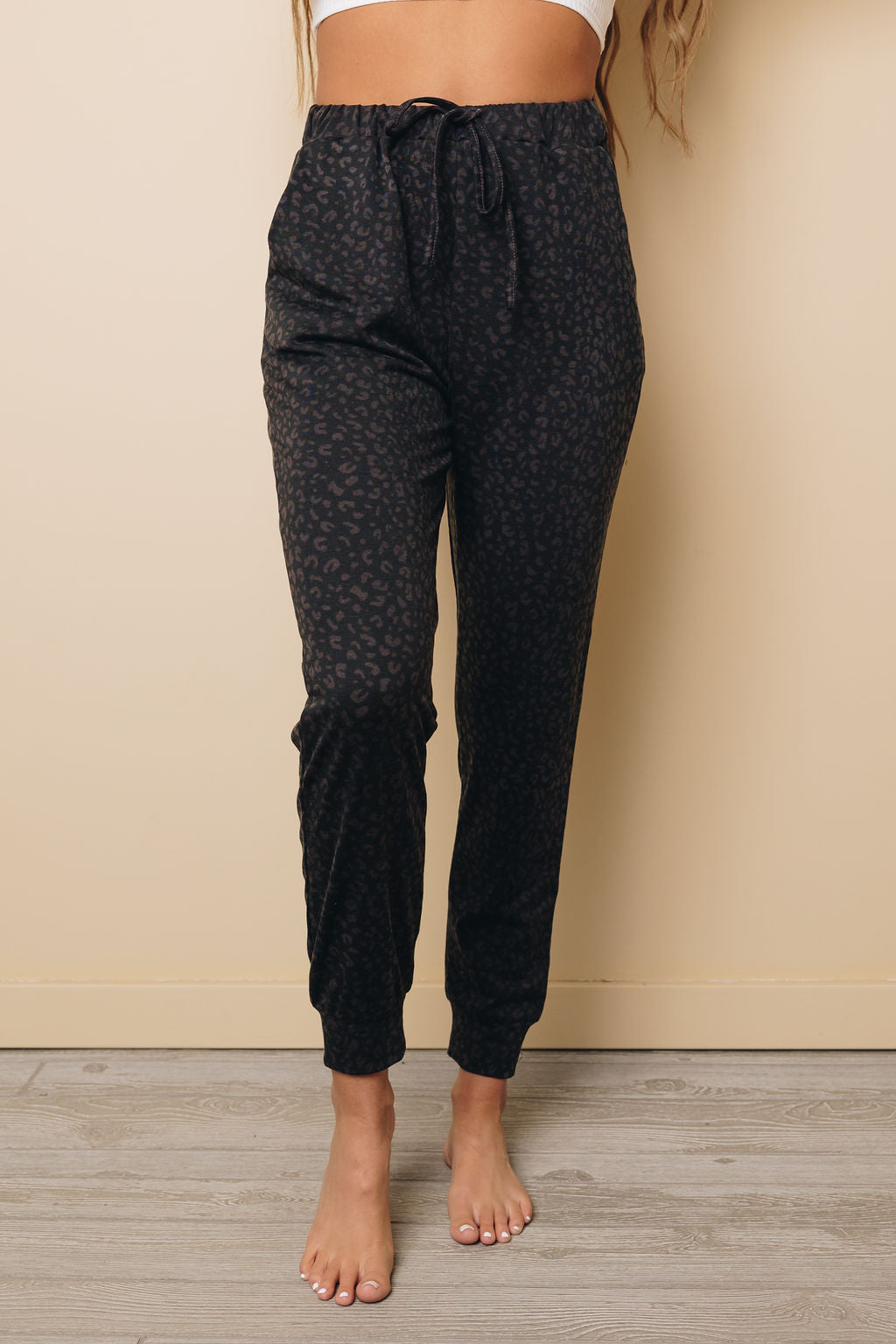 Falling Slowly Leopard Joggers