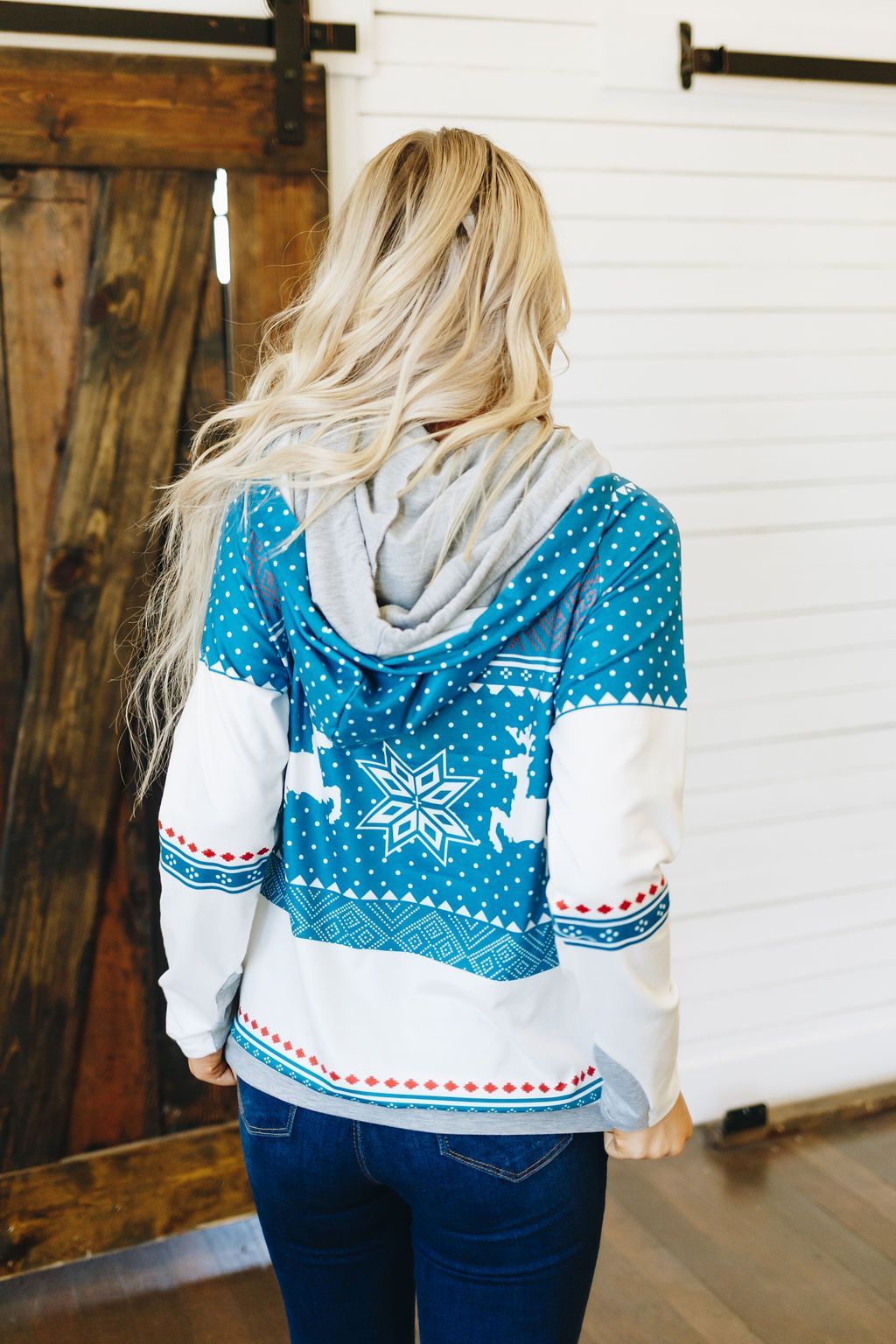 Sleigh Ride Double Hooded Sweater