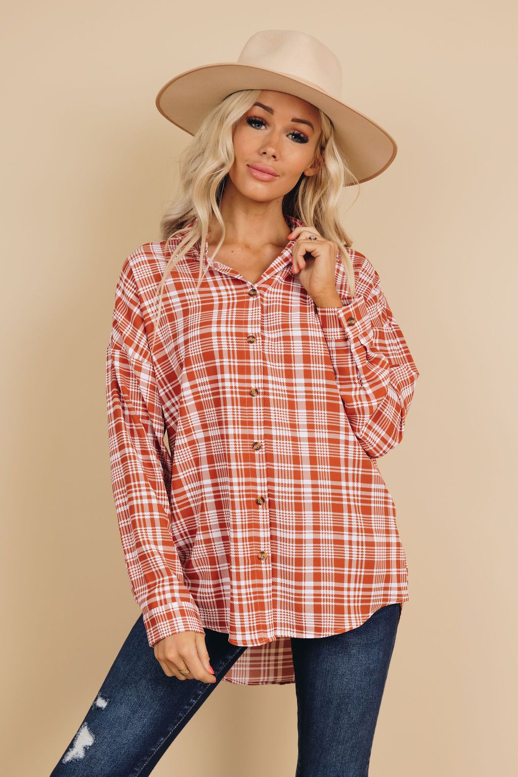 Jess & Josie Plaid Shirt