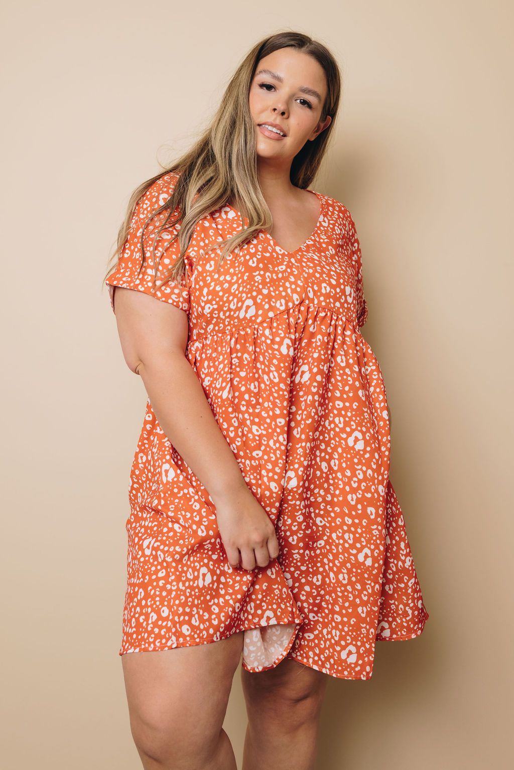 Plus Size - City Of Music Leopard Dress