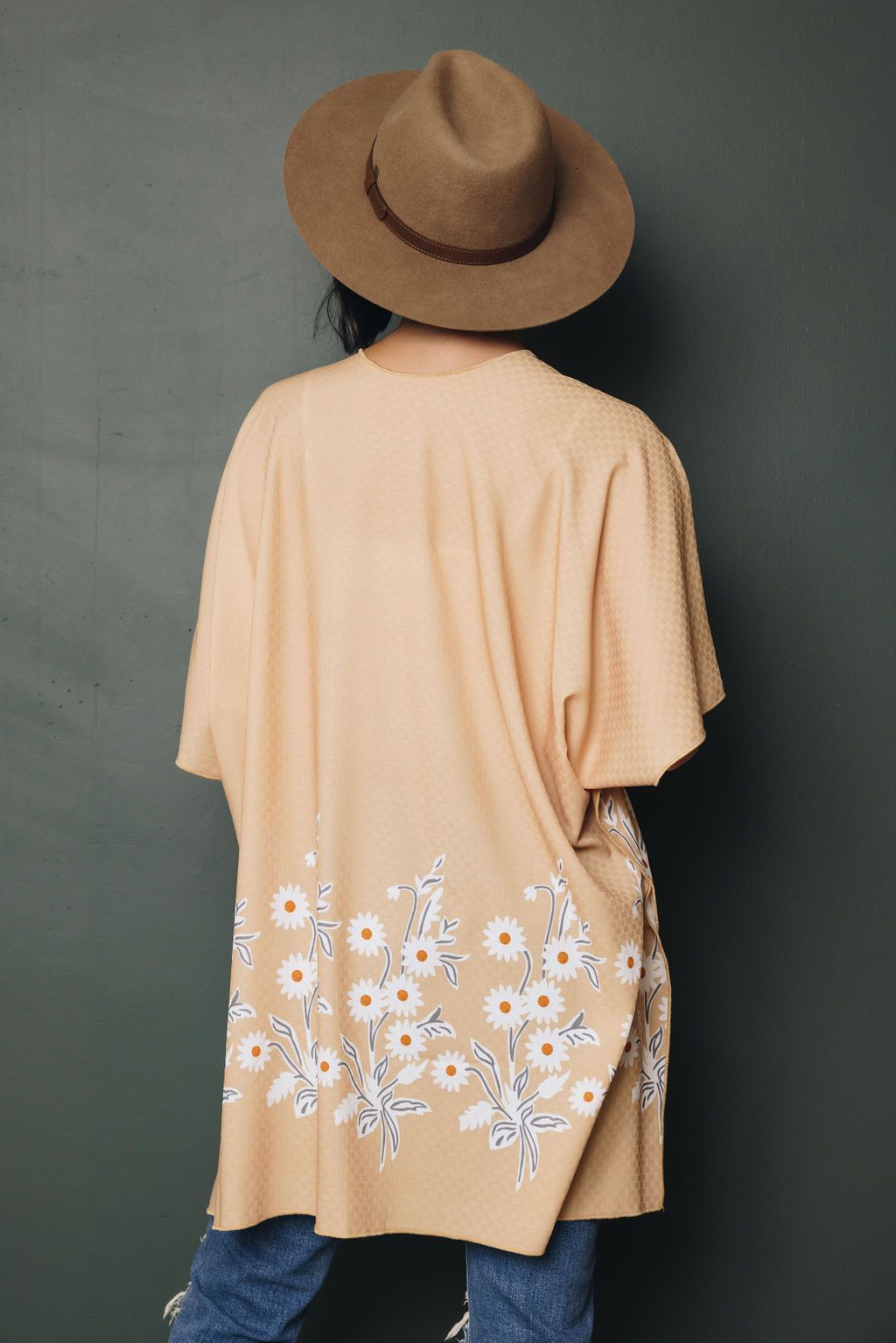 April Showers Floral Kimono