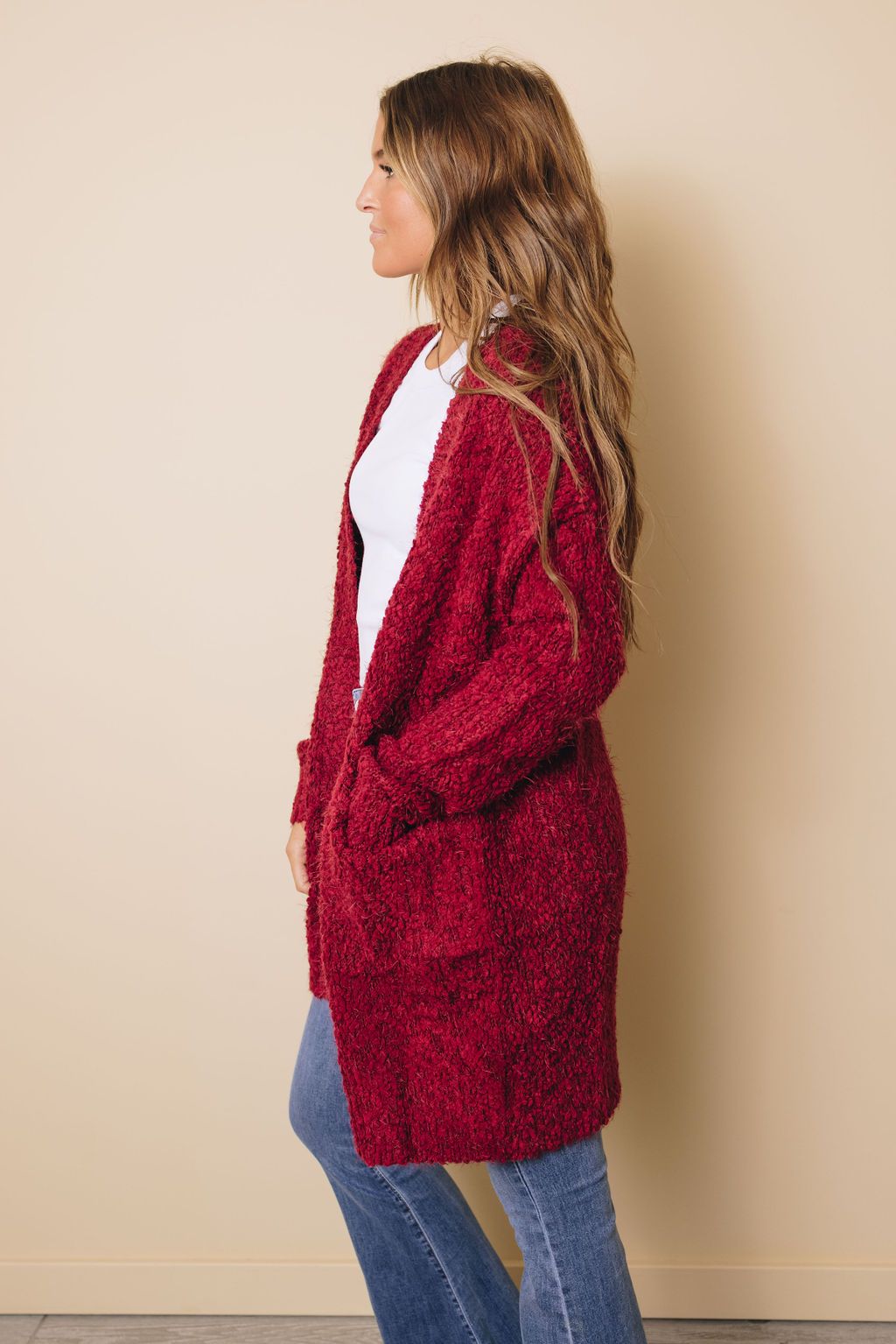 Cartlon Fuzzy Knit Cardigan
