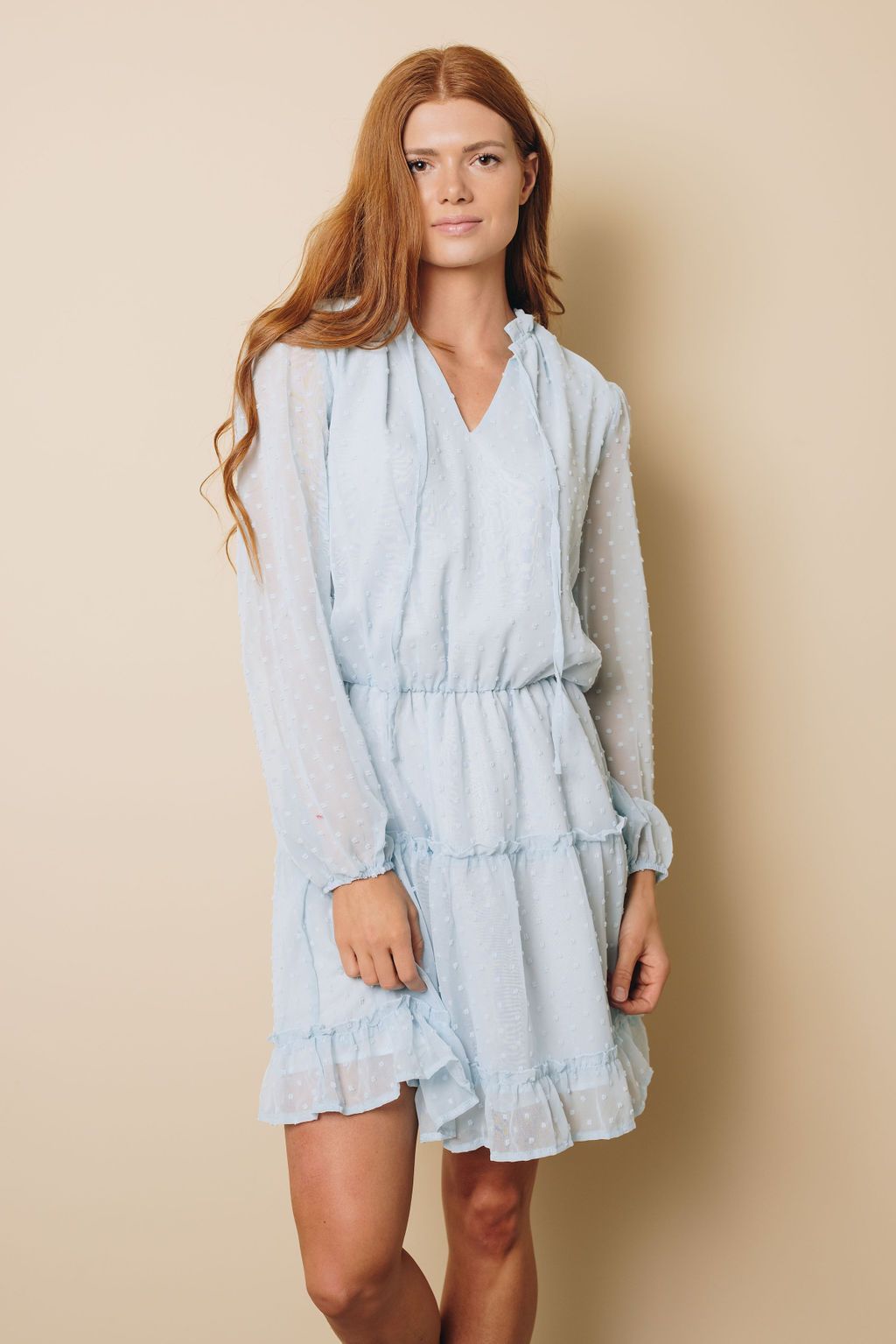 Aurelia Bubble Sleeve Mini Dress