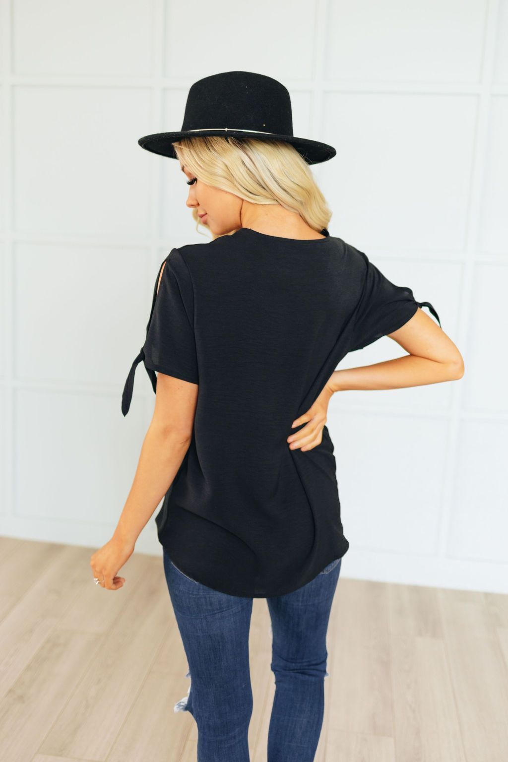 Martha Wrap Tie Top
