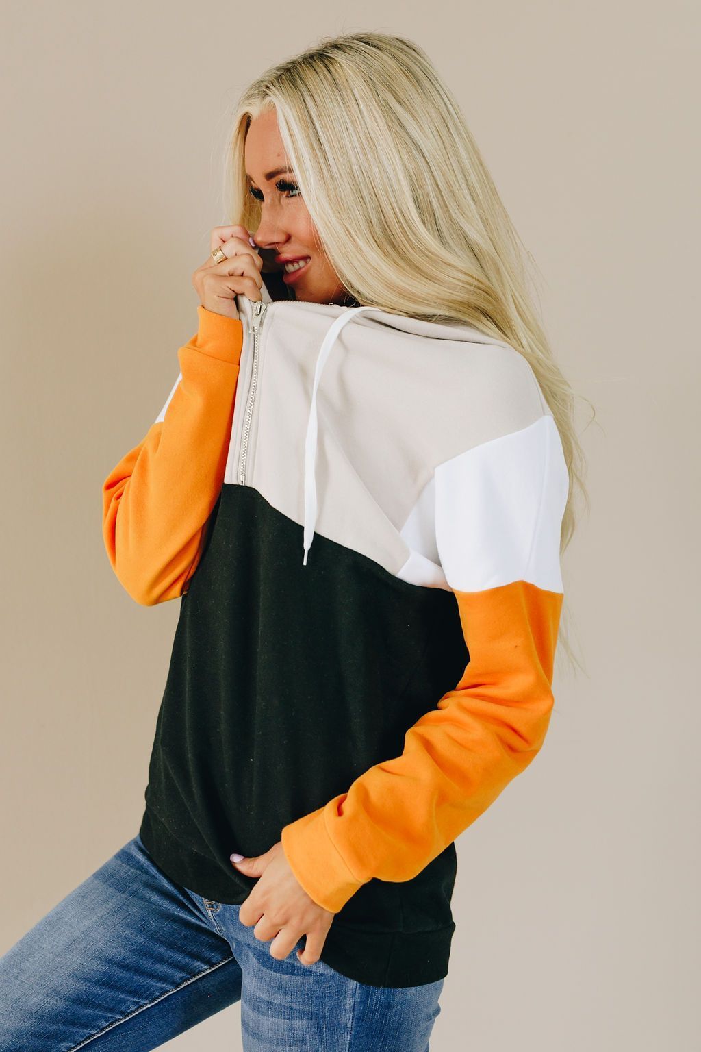 Block Out the Haters Half Zip Jacket