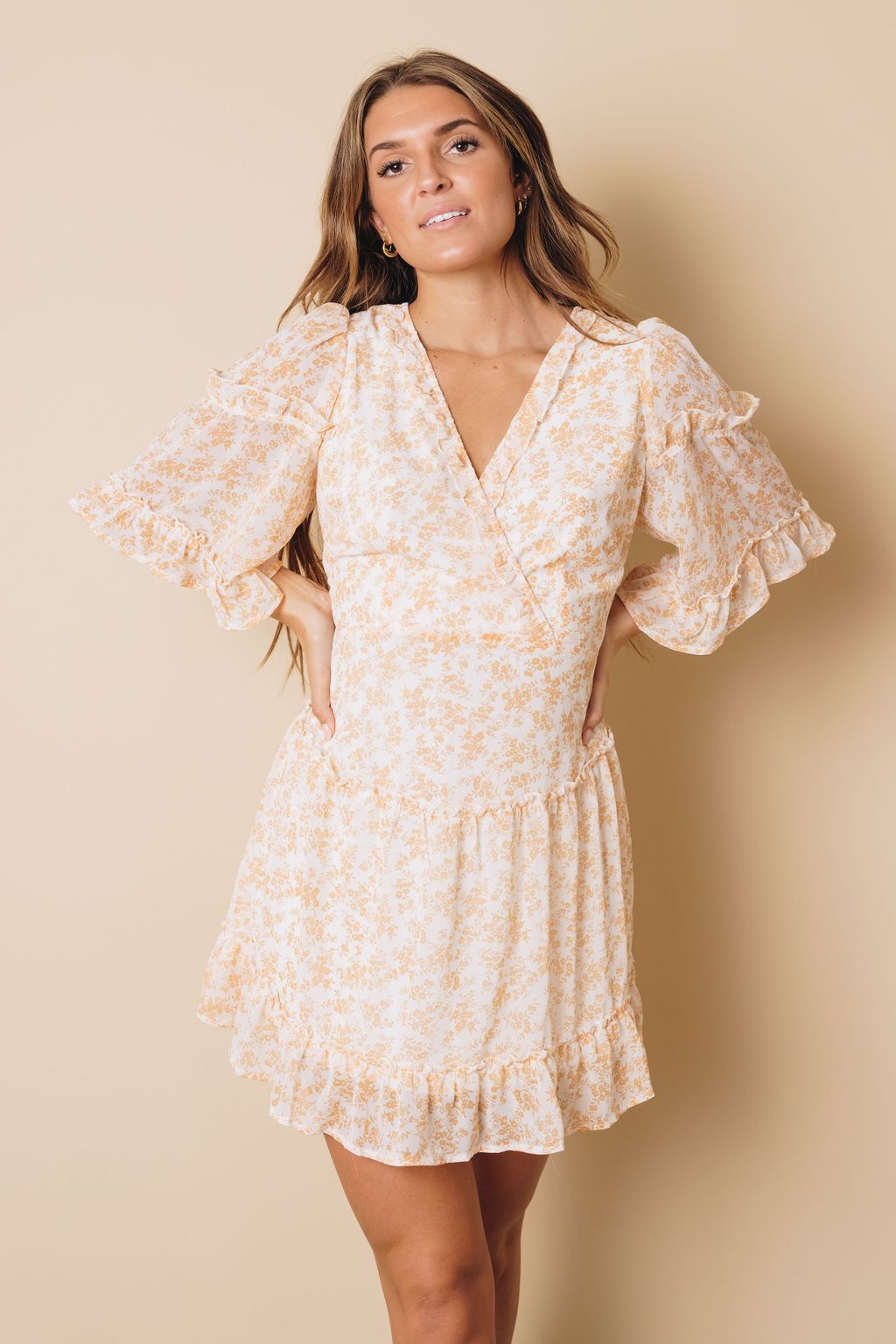 Dalia Floral Print Dress