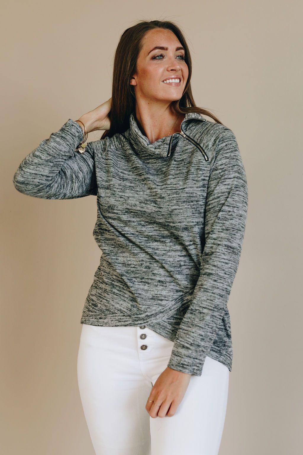 Crisp Morning Zipper Sweatshirt