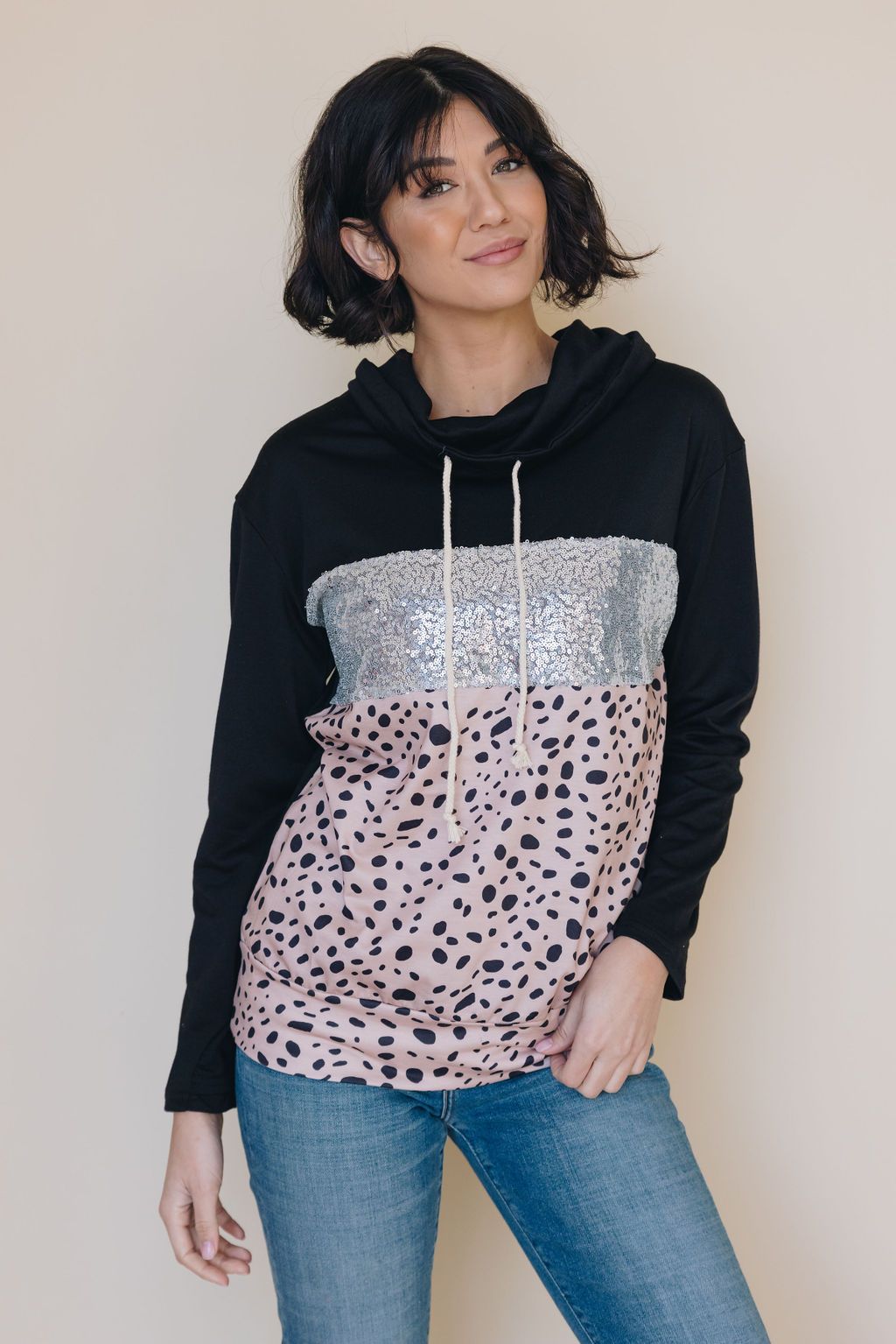 Veronica Sequin Hoodie
