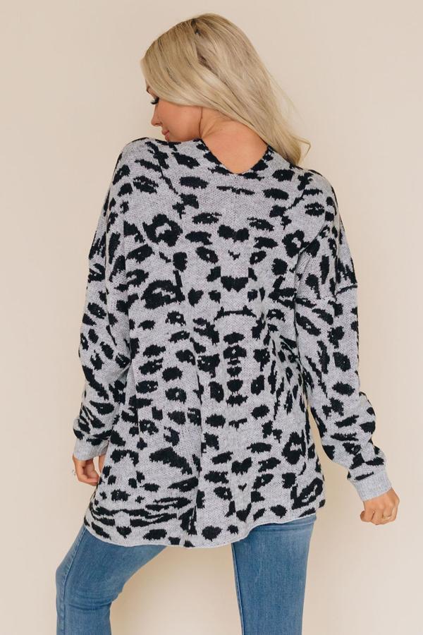 Riley Leopard Cardigan