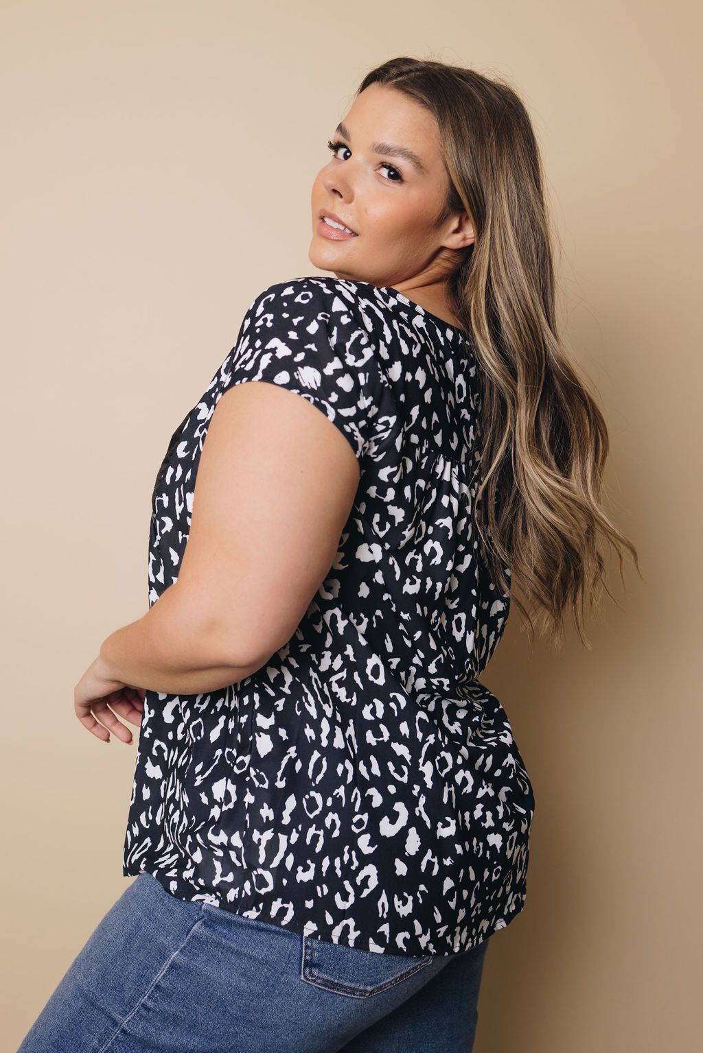 Plus Size - City of Music Leopard Top