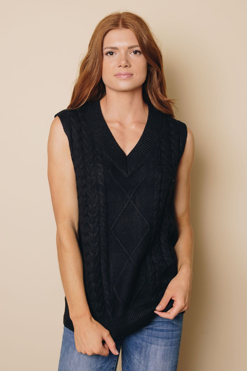 Arya Sleeveless Sweater Tank