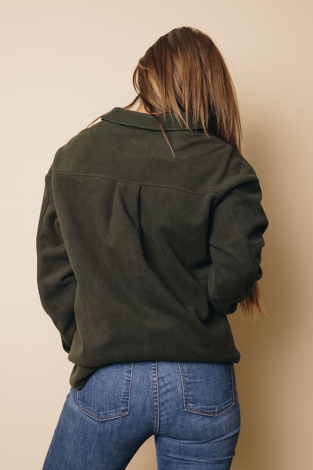 Jenna Buttoned Shirt Jacket