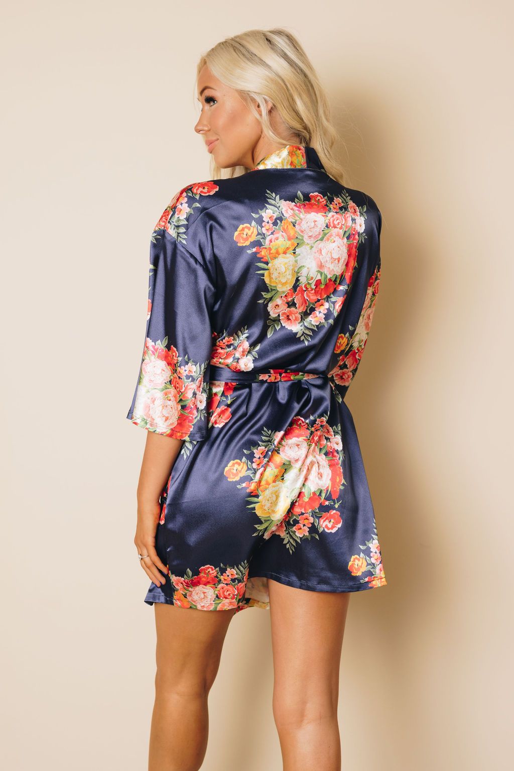 Seeley Floral Robe w/ Belt