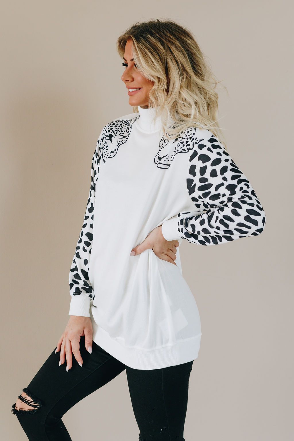 Drivin the Jag Sweater Dress