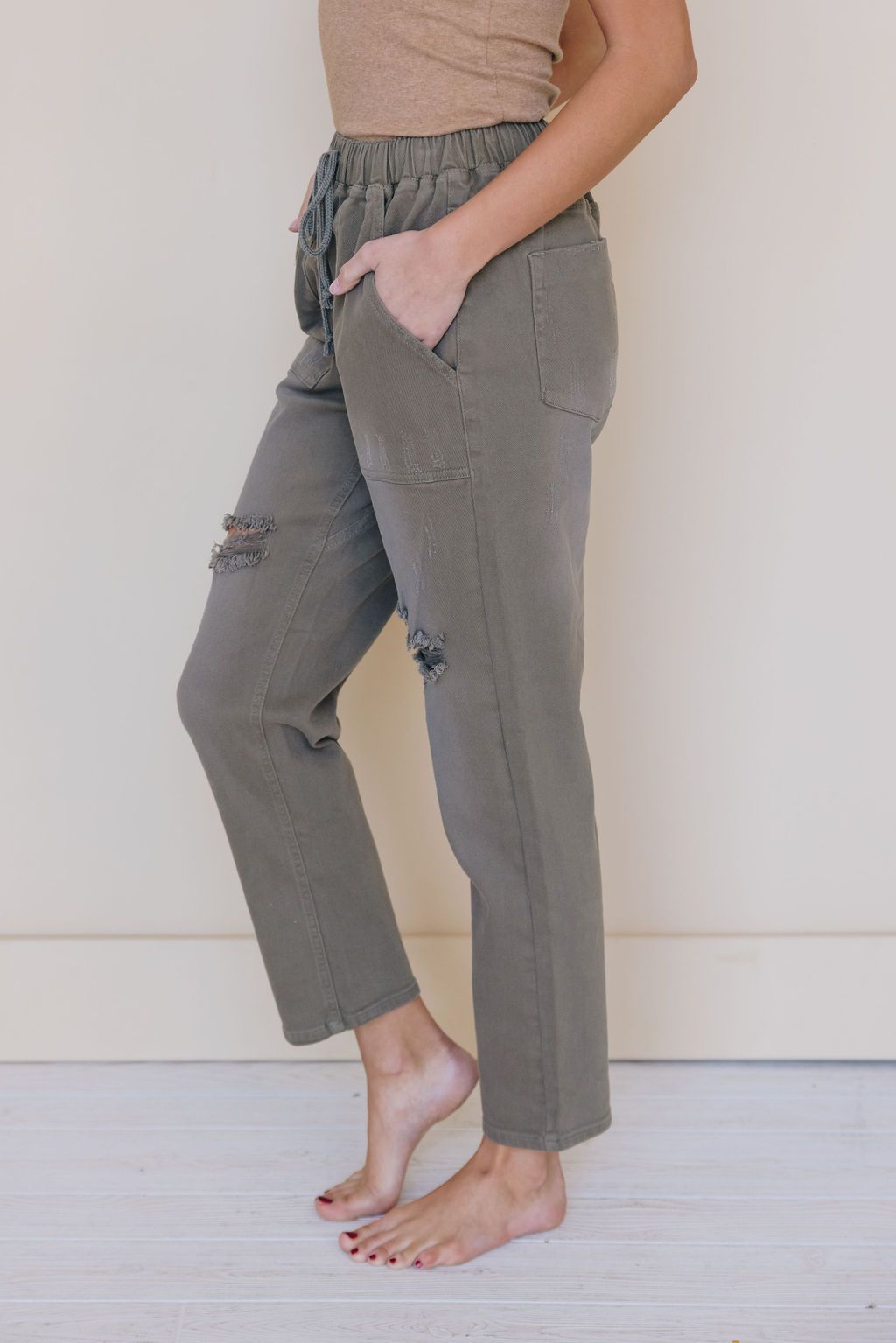 Nonnie Denim Joggers