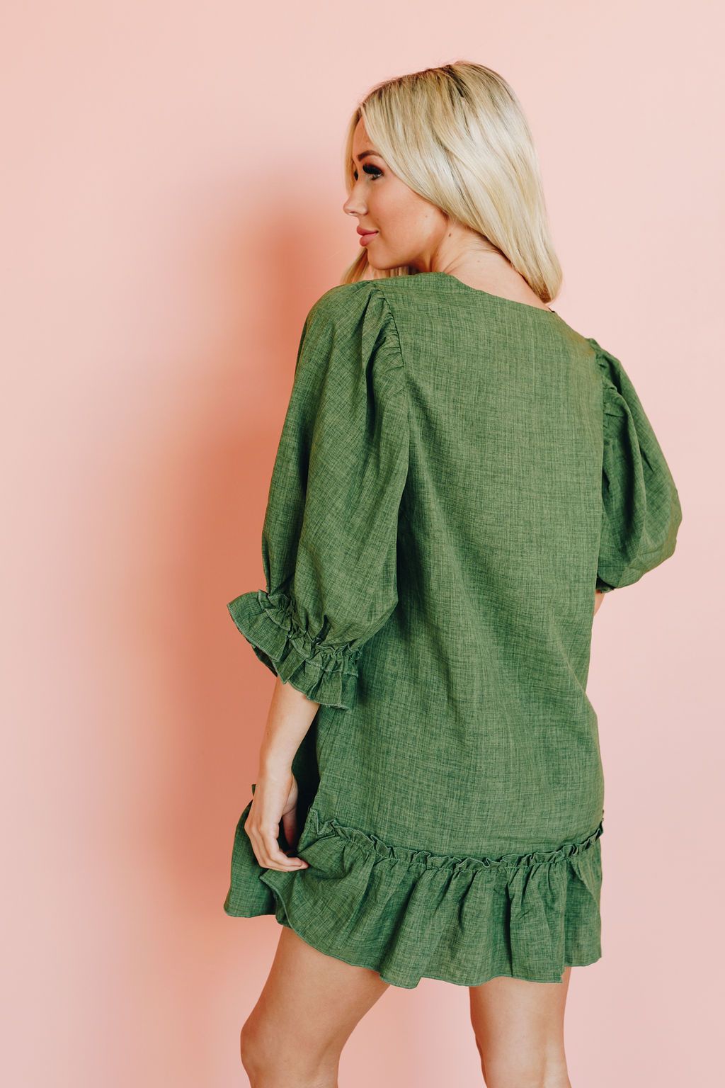 Hold On Tiered Tunic Dress
