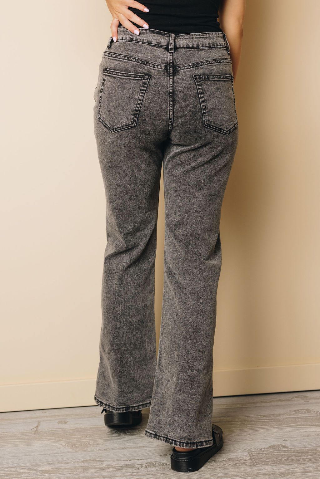 Cecelia Slit Anklet Flare Jeans