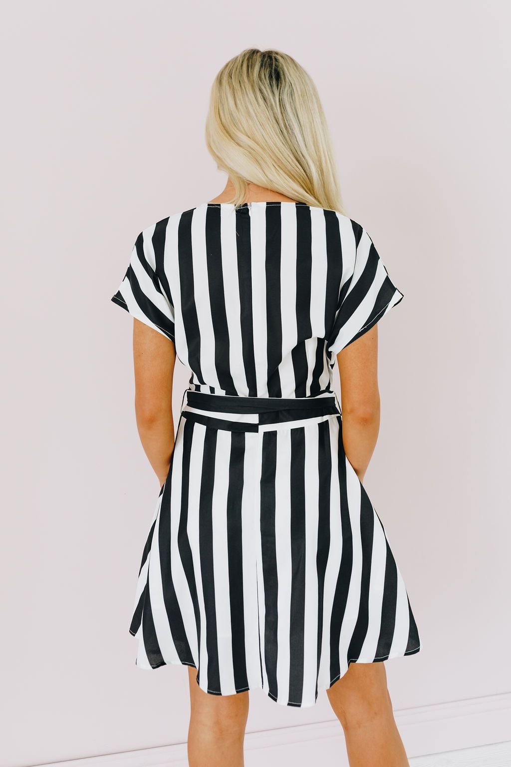 Sweet On Stripes Tie Dress