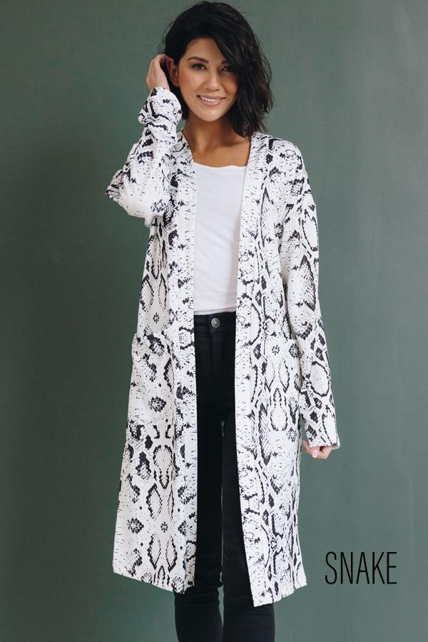 Freya Leopard Pocket Cardigan