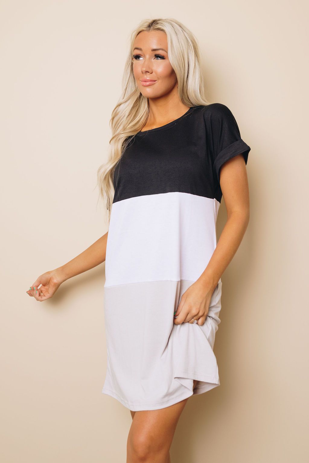 Burnham Colorblock Midi Dress
