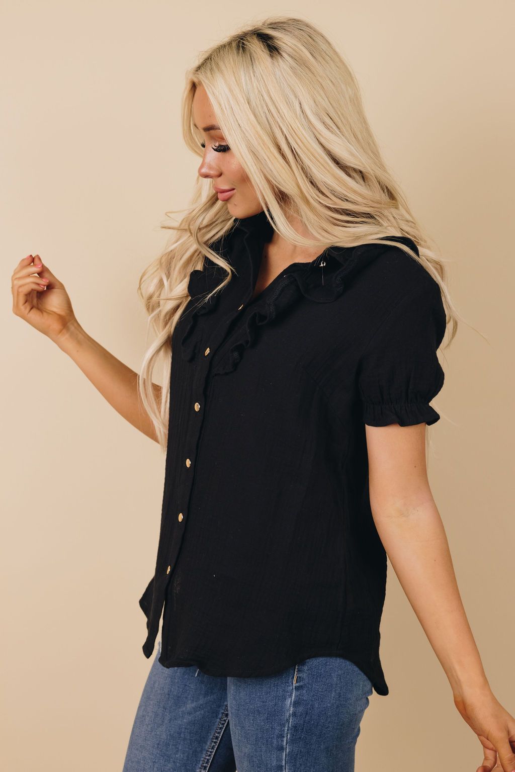 Way It Should Be Ruffle Top