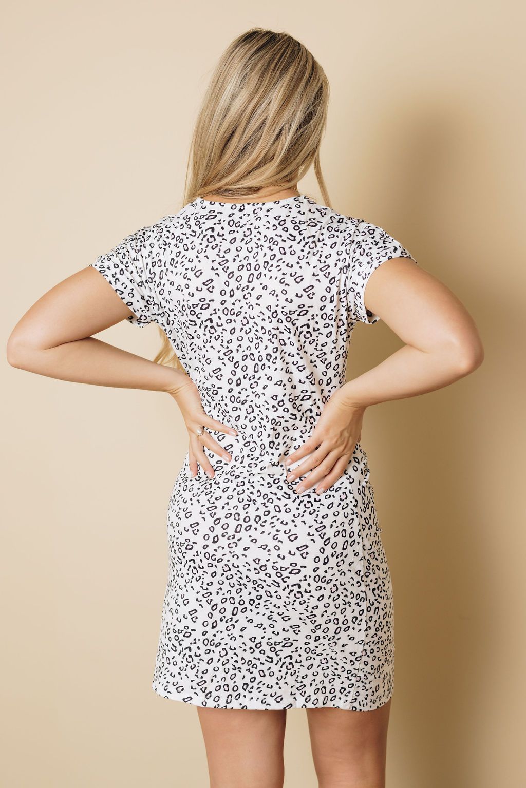 Gayle Tie Waist Mini Dress