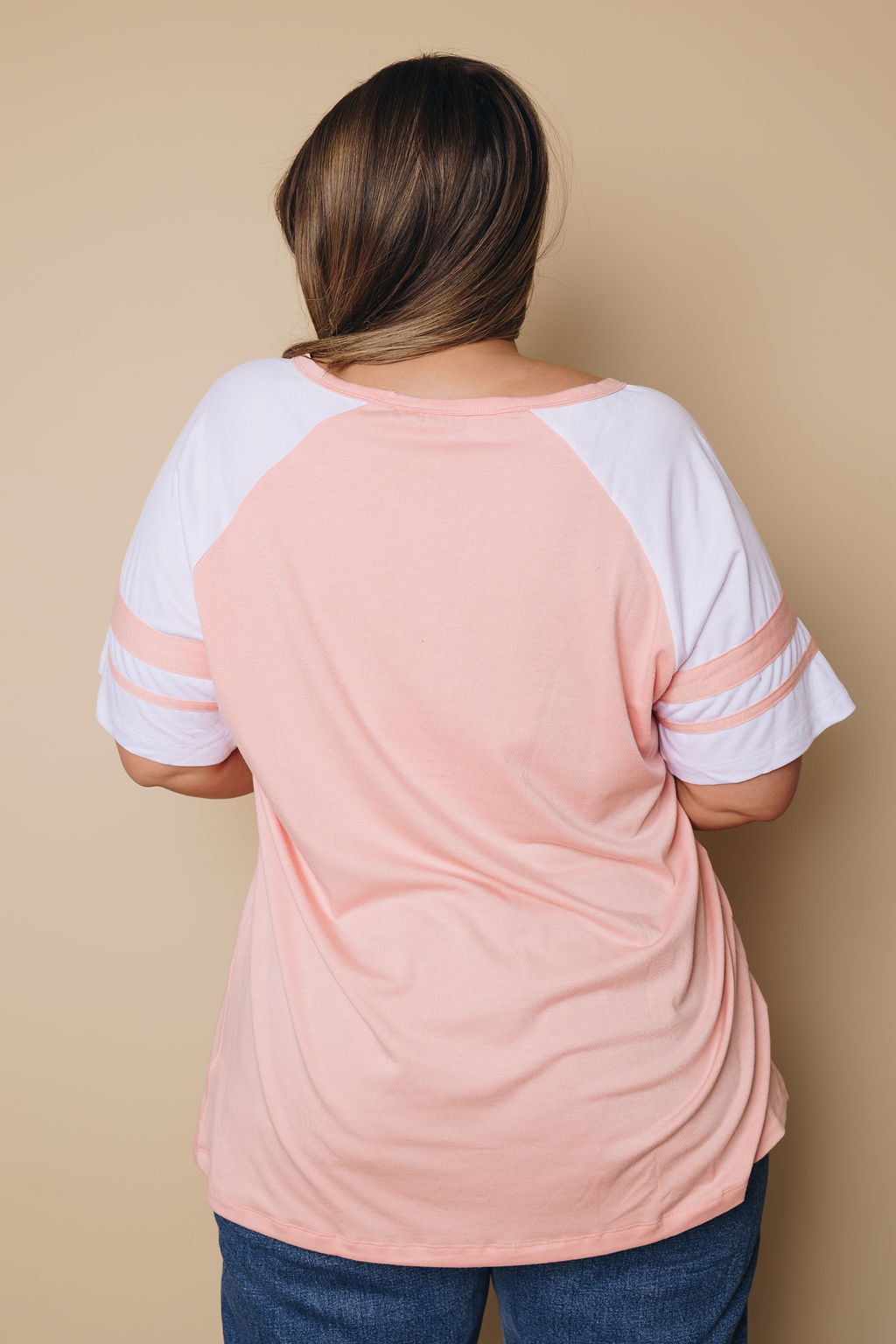 Plus Size - Bailey Crisscross Neck Tee