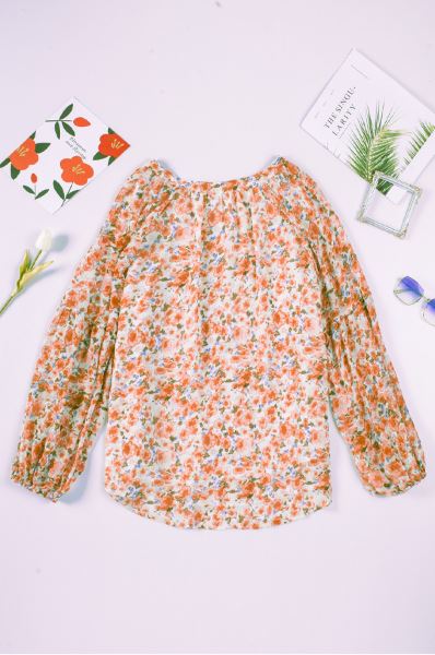 Anna Floral Long Sleeve Top