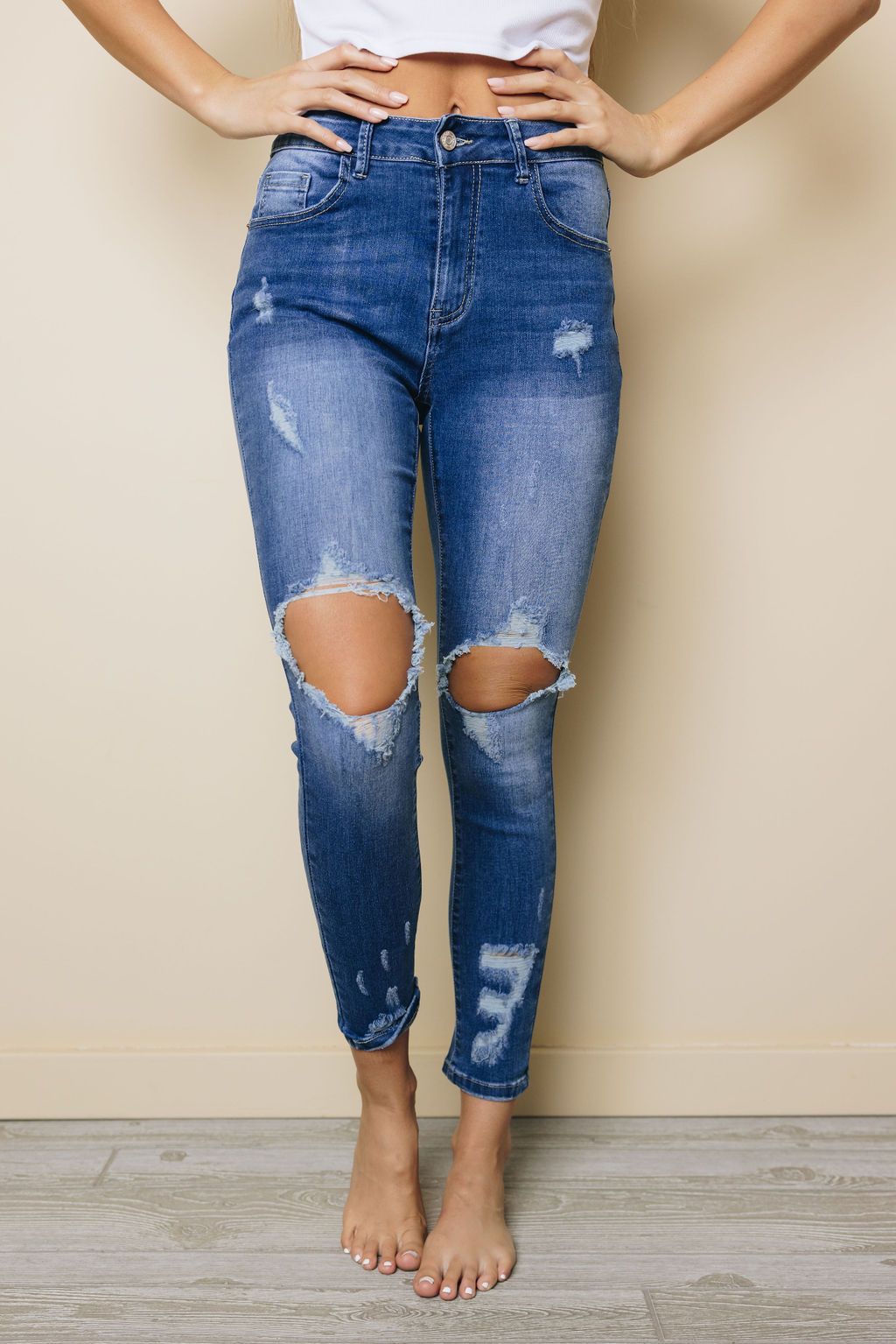 Delia High Waist Skinny Jeans