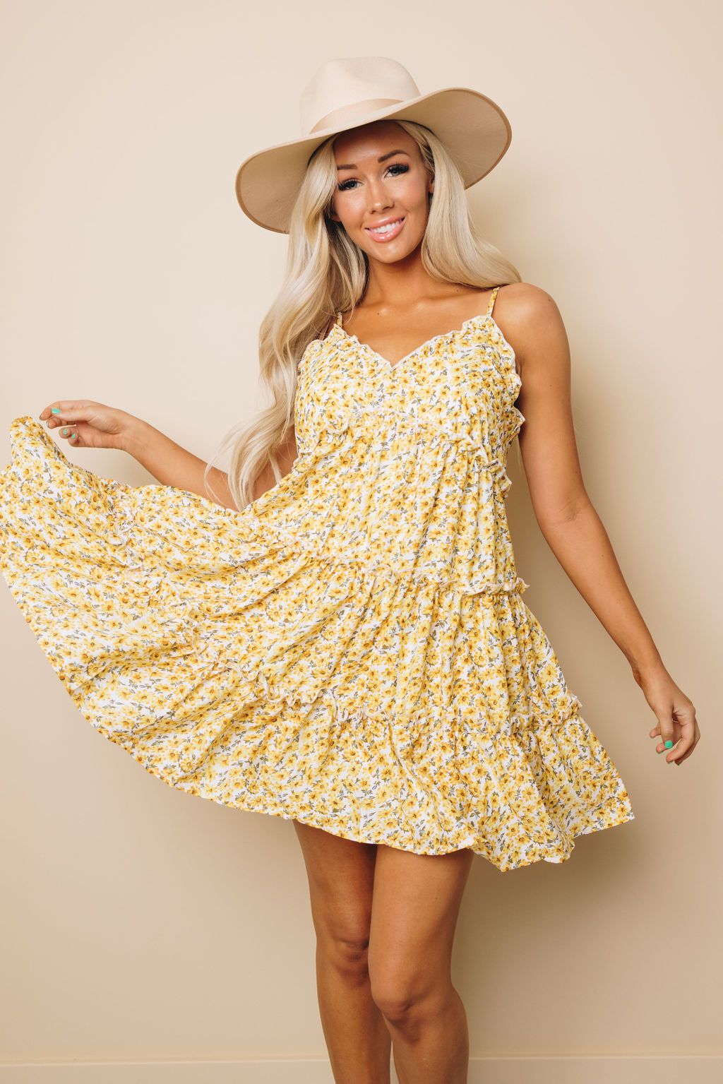 Gracie Smocked Floral Dress