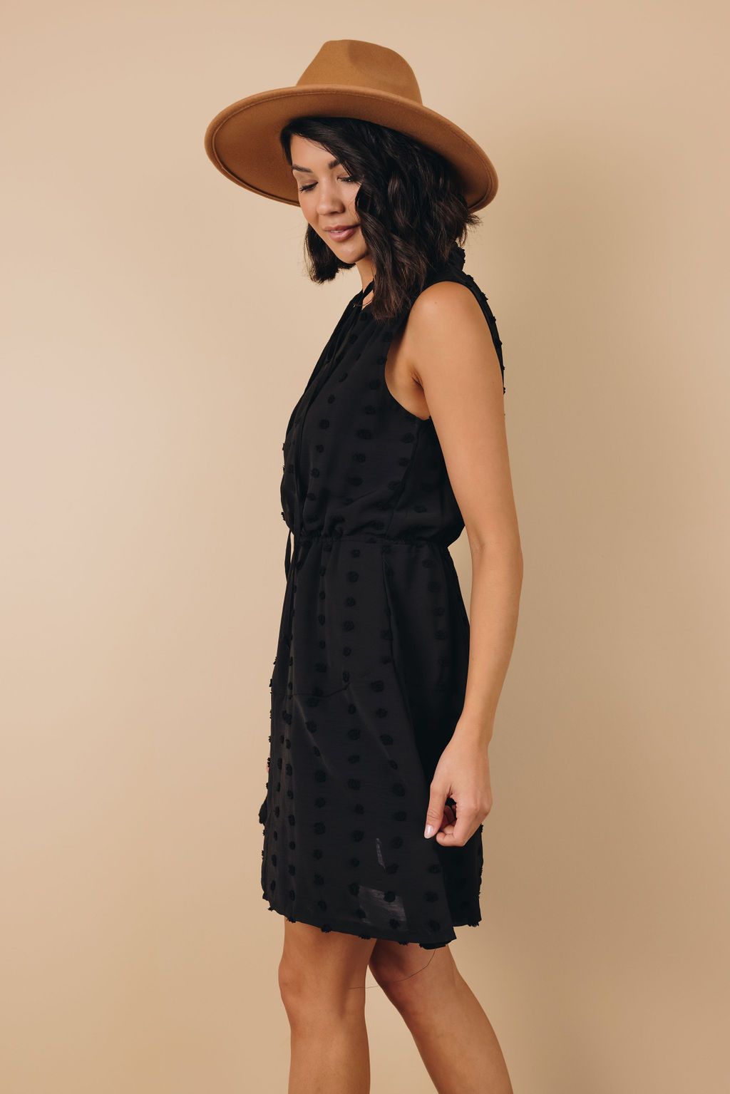 Nissa Pom Pom Mini Dress