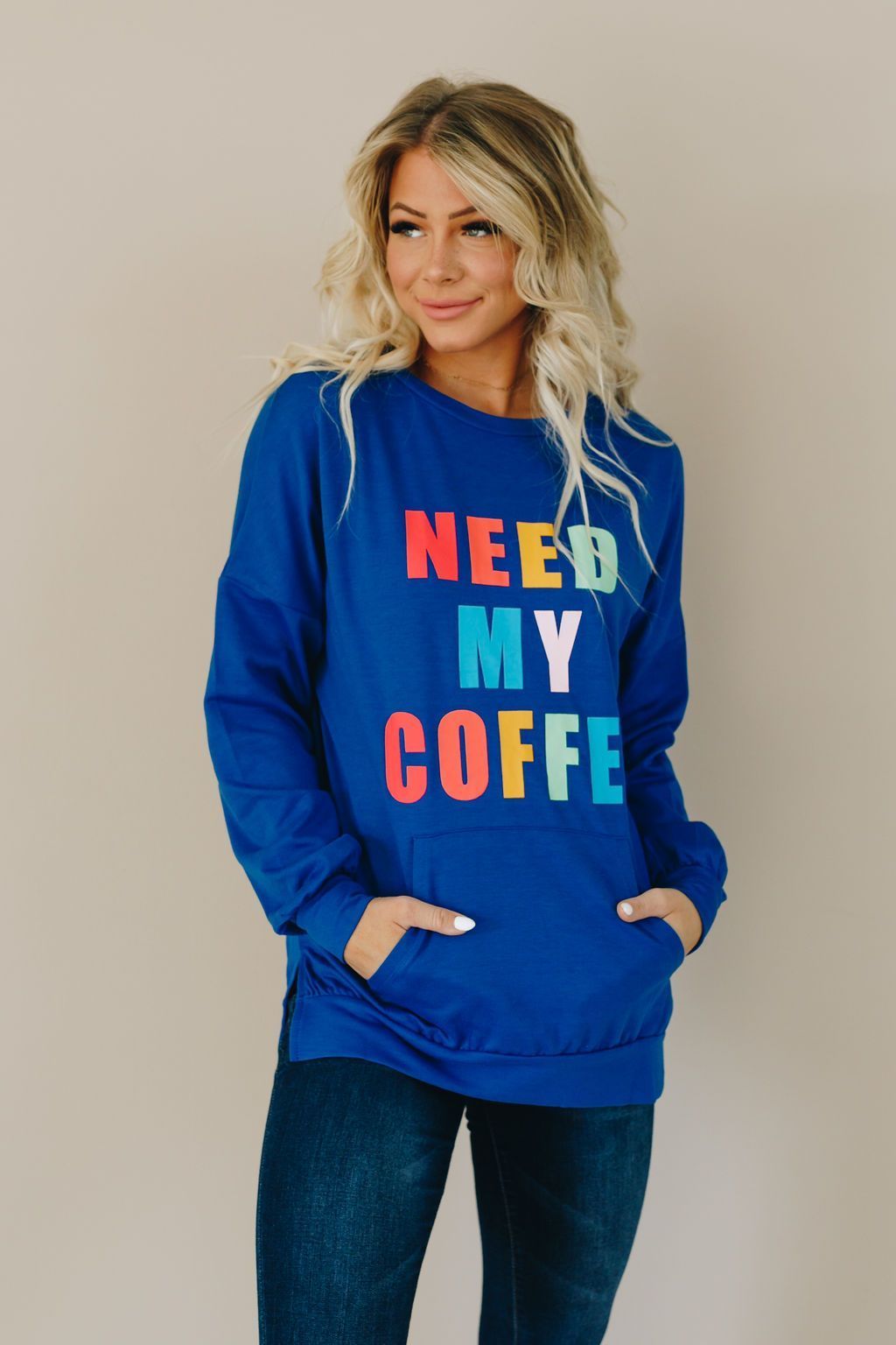 Need My Coffee Pocket Hoodie