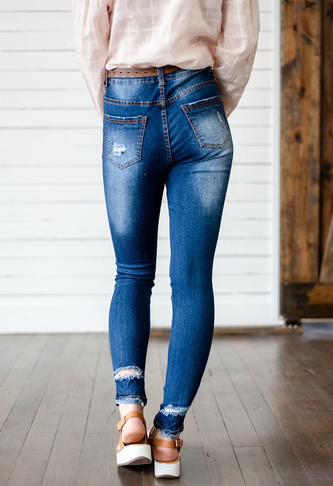 Blake Distressed Skinnies