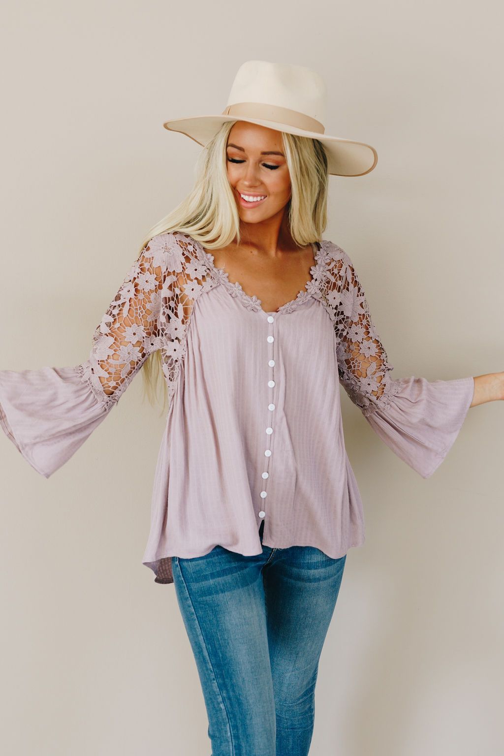 Boss Lady Lace Blouse