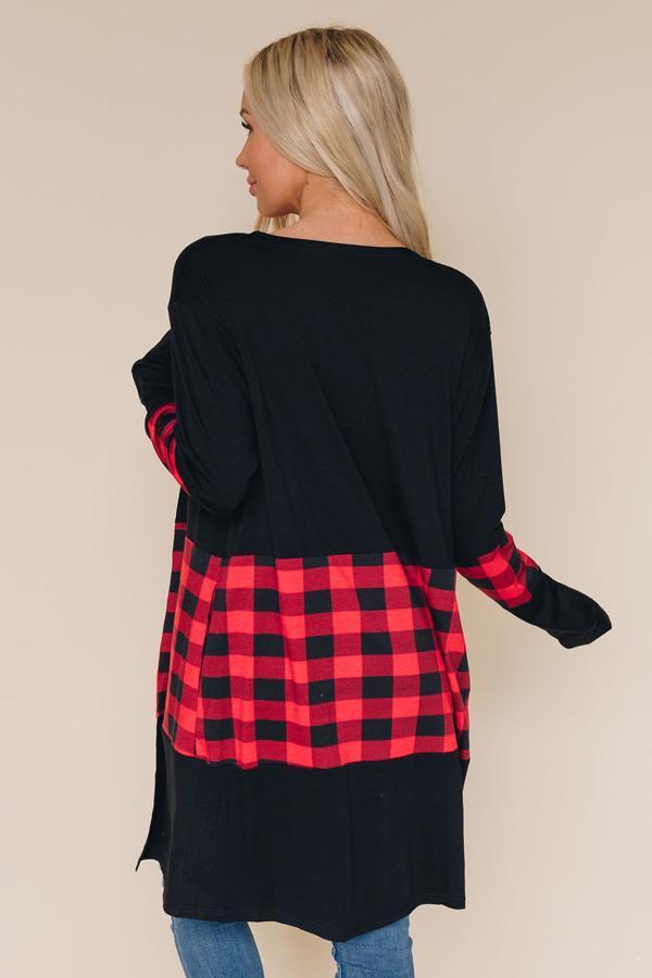 Aiden Plaid Cardigan