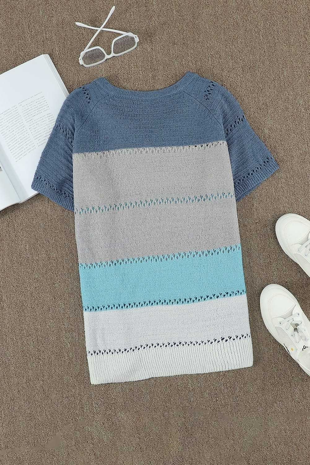 Aiden Multicolor Stripe Top