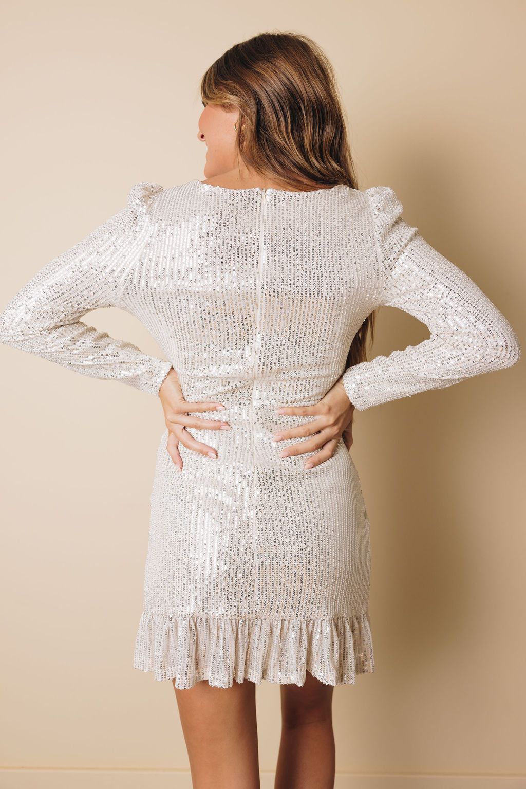 Adenna Sequin Mini Dress