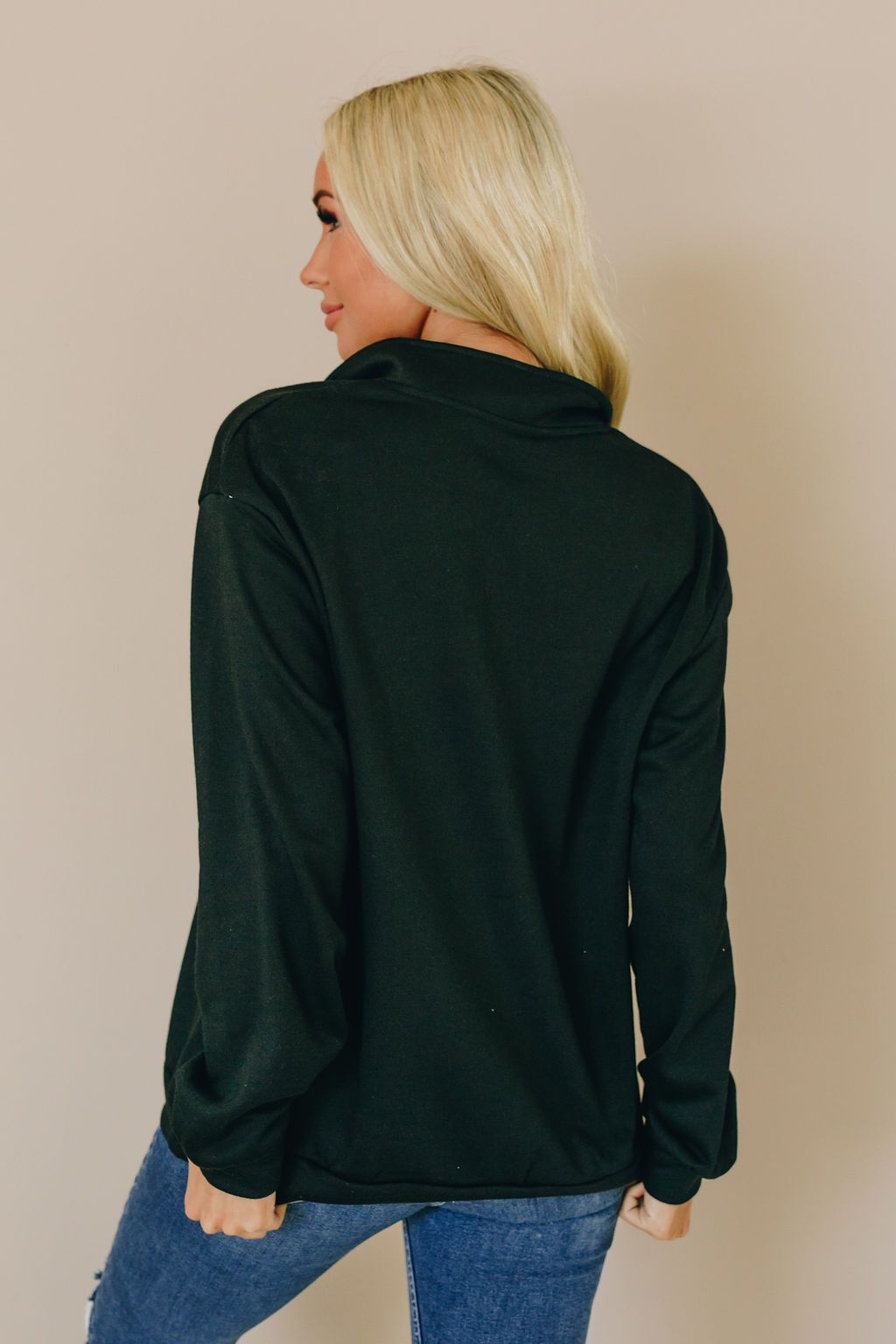 Mama Half Zip Sweatshirt