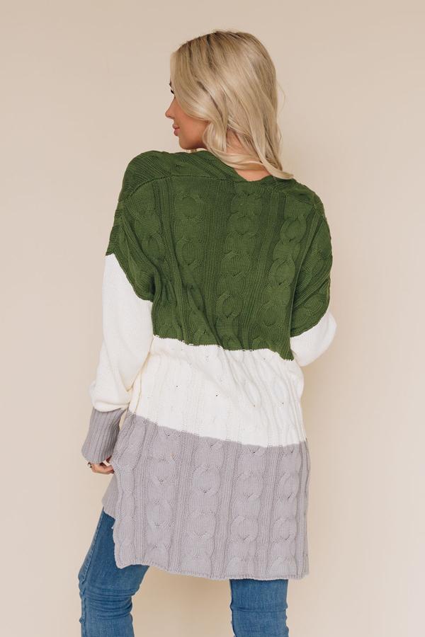 Up To You Colorblock Sweater