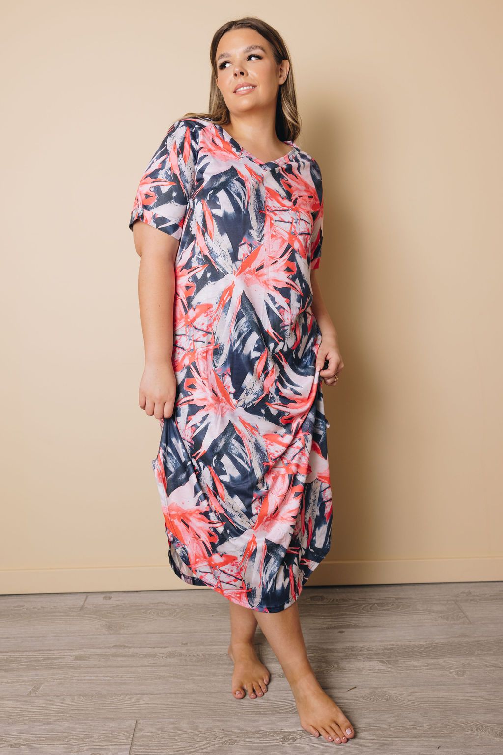 Plus Size - Feeling Spoiled Floral Maxi Dress