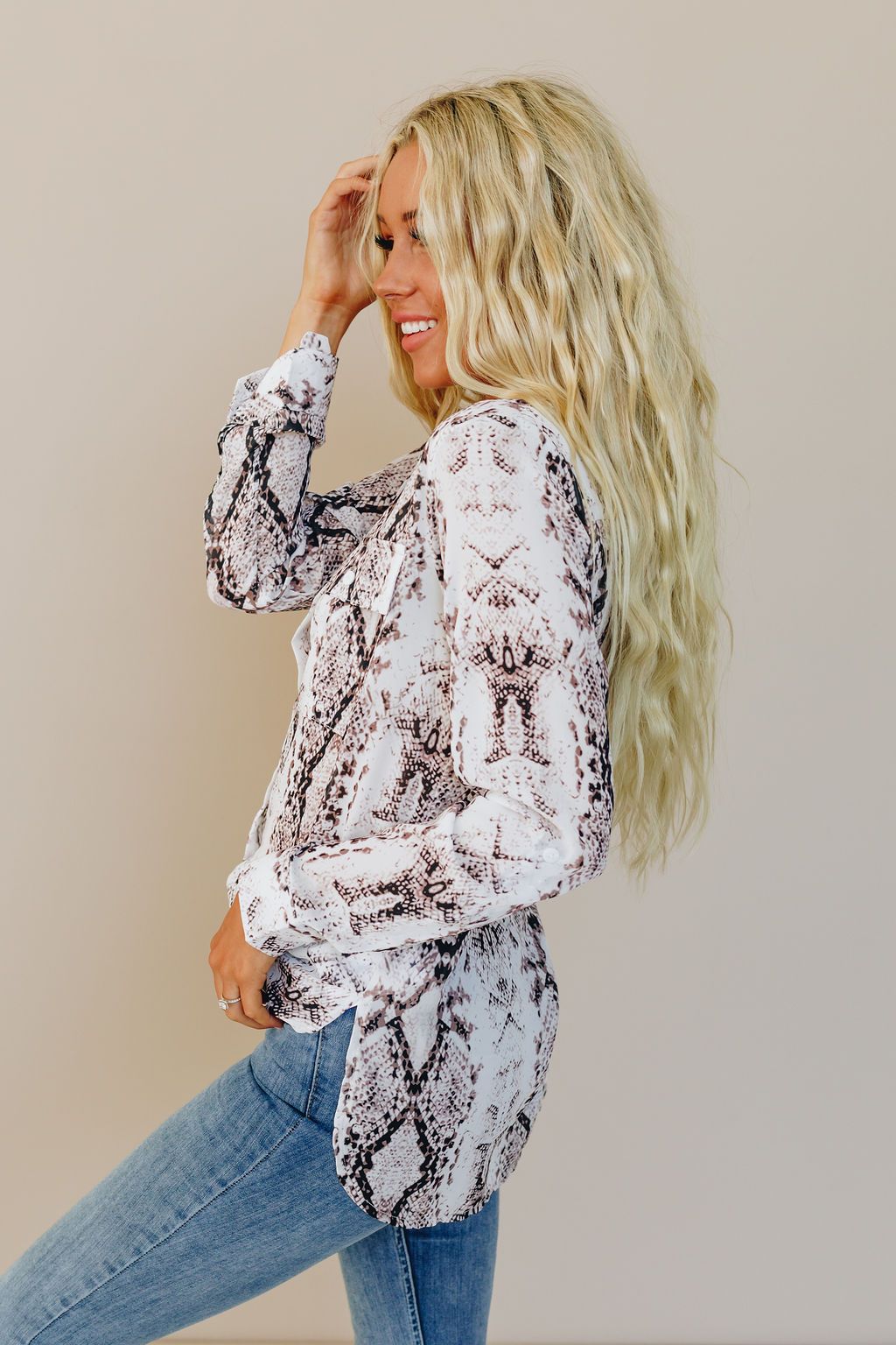 Wild Animal Button Up