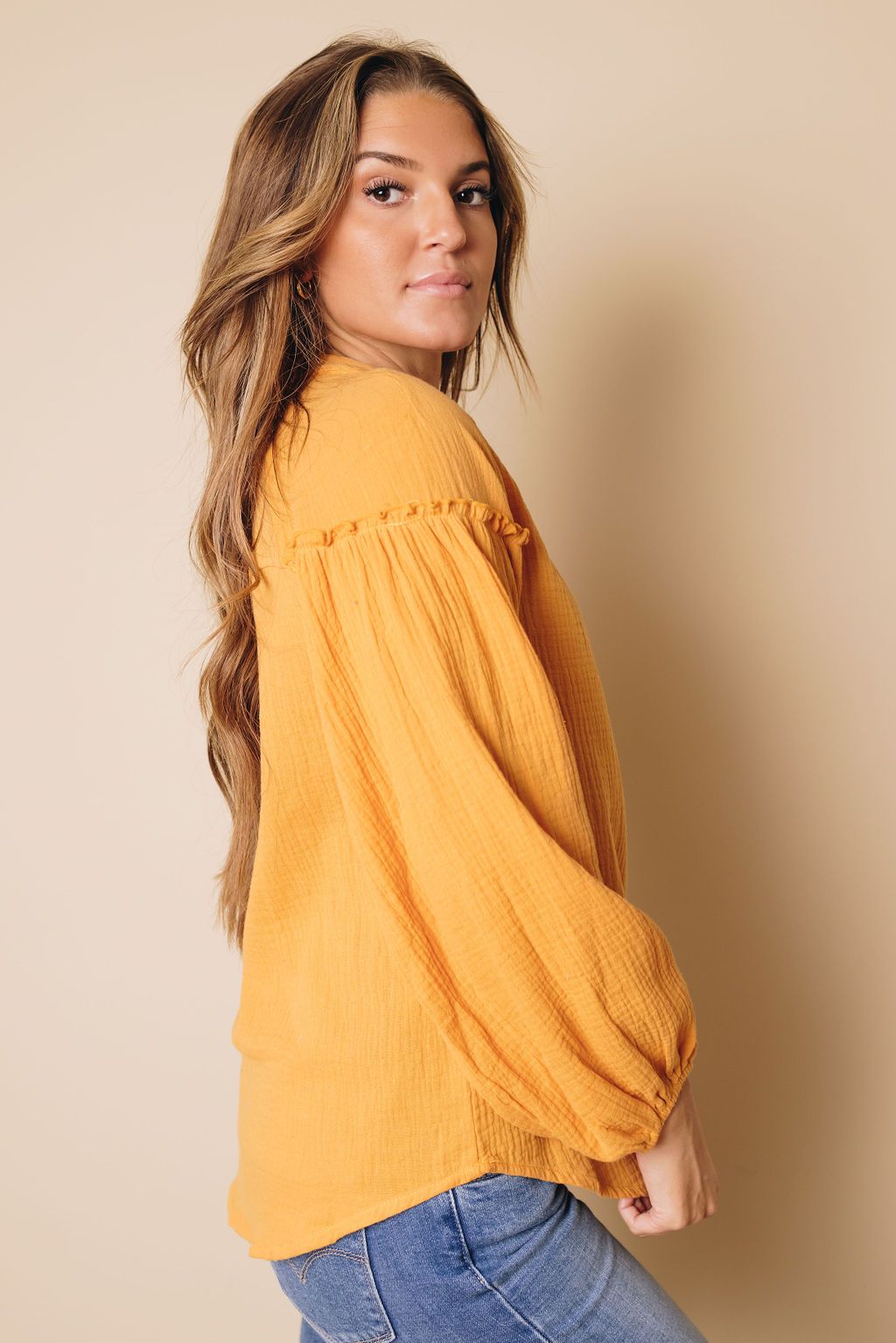 Fable Balloon Sleeve Top