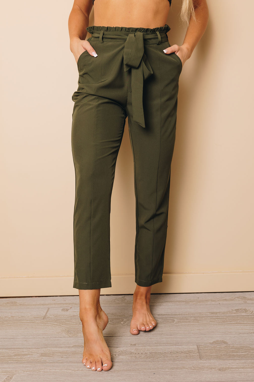 Kinny Paperbag Pants