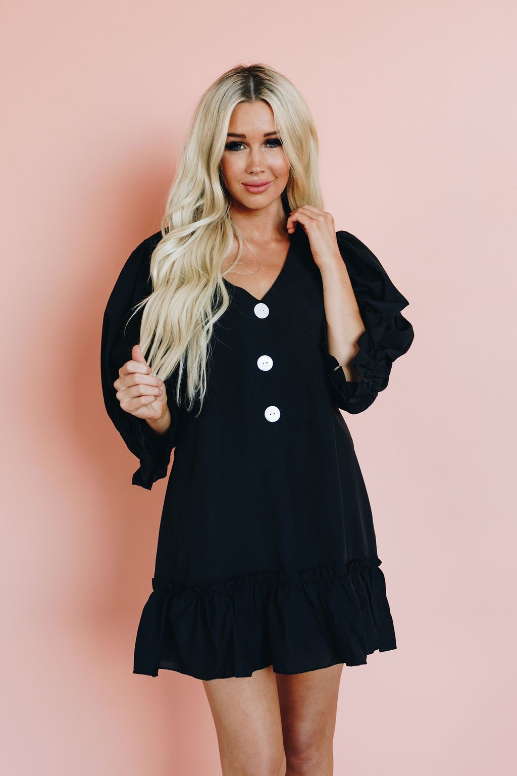 Hold On Tiered Tunic Dress