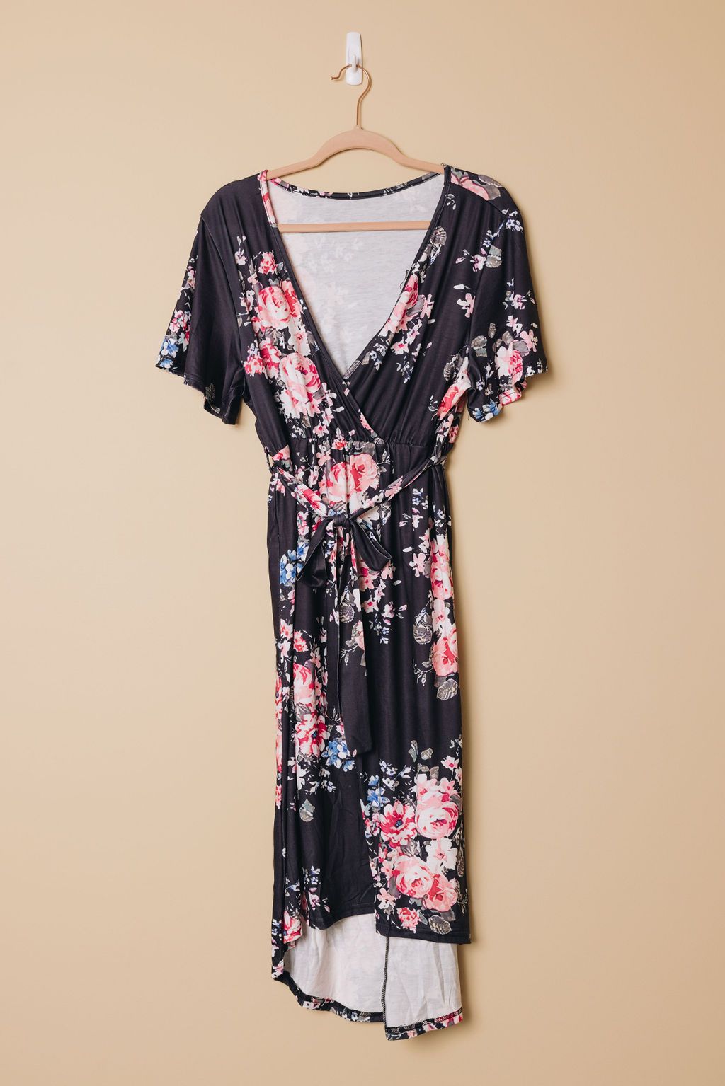 Crisp Asymmetric Midi Dress