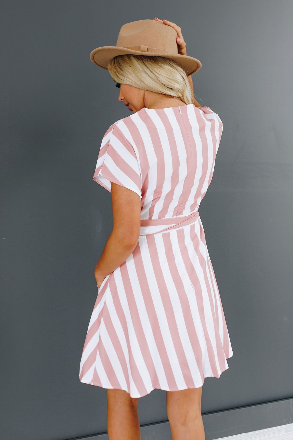 Sweet On Stripes Tie Dress