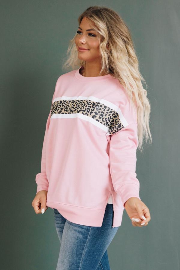 Laurel Leopard Sweatshirt Top