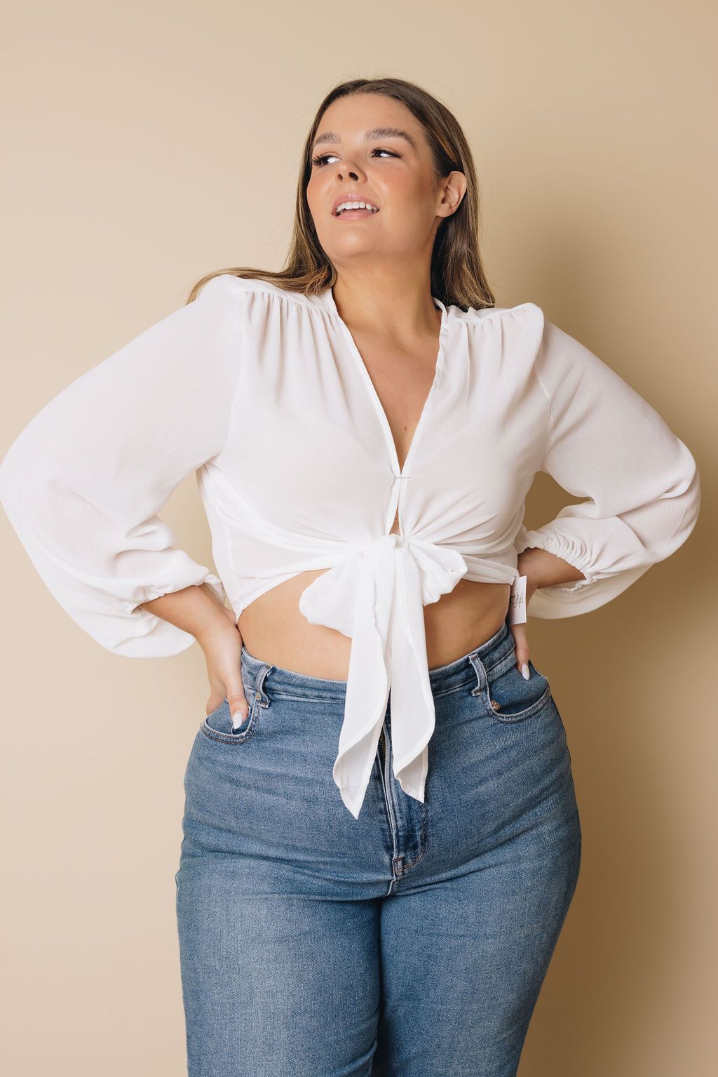 Plus Size - Gaines Wrap Top